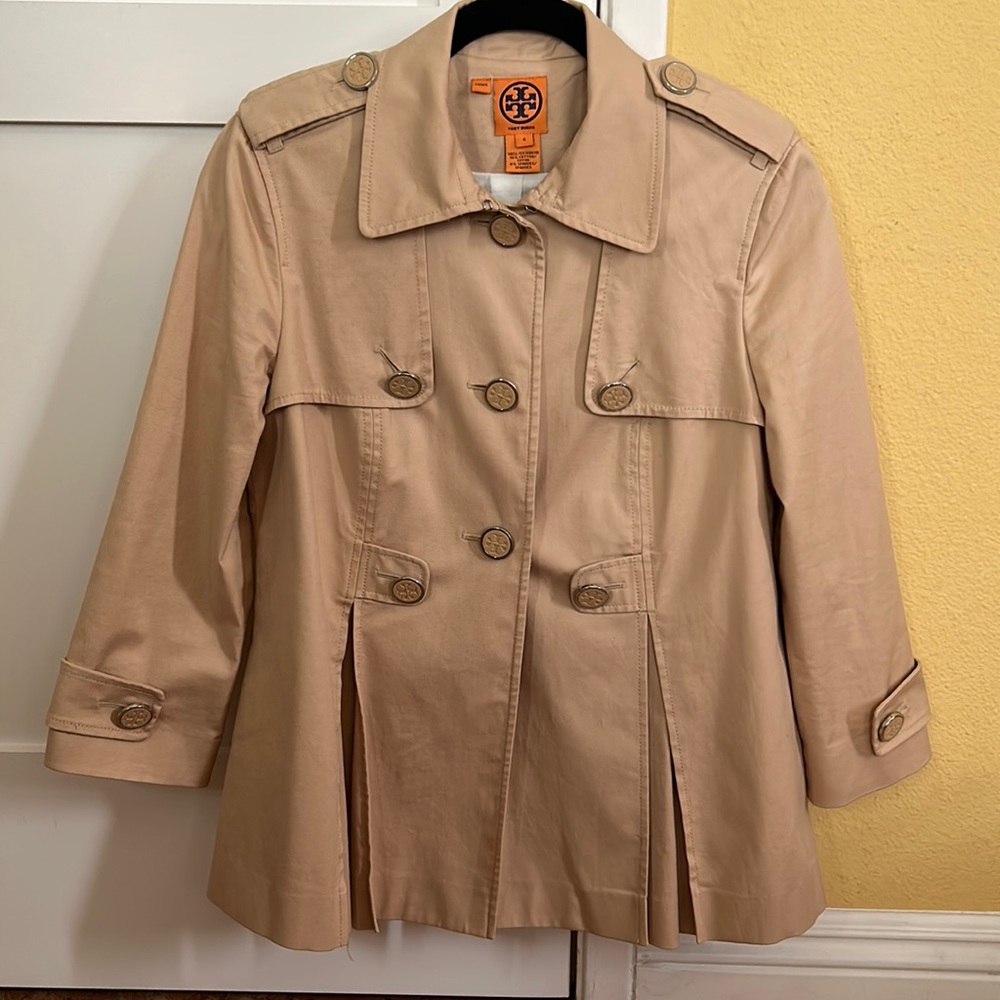 Vintage Tory Burch khaki/tan jacket size 6